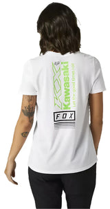 Fox WOMENS KAWI SS TEE - White BACK