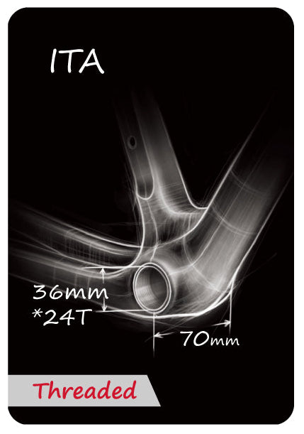 Token TK877ITA ITA Threaded Bottom Bracket for Shimano Ceramic