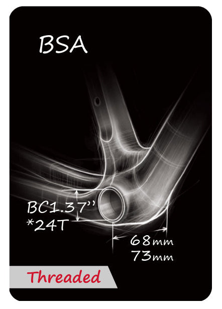 Token BB29BSA BSA Threaded Bottom Bracket for SRAM DUB Ceramic