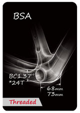 Token BB29BSA BSA Threaded Bottom Bracket for SRAM DUB Premium