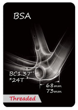 Token TK878 BSA Threaded Bottom Bracket for Shimano Premium