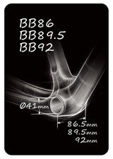 Token BB841T-41 Ninja Bottom Bracket for Shimano Premium