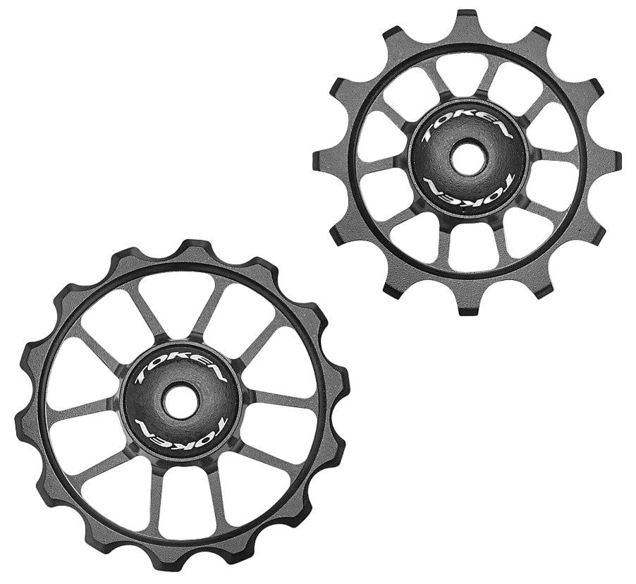 Token TK1724 Large Pulley Set for Shimano 11s/12s, SRAM 11s Road Drivetrain