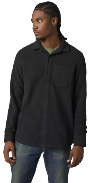 Fox HIGH DESERT FLEECE LS SHIRT - Black FRONT