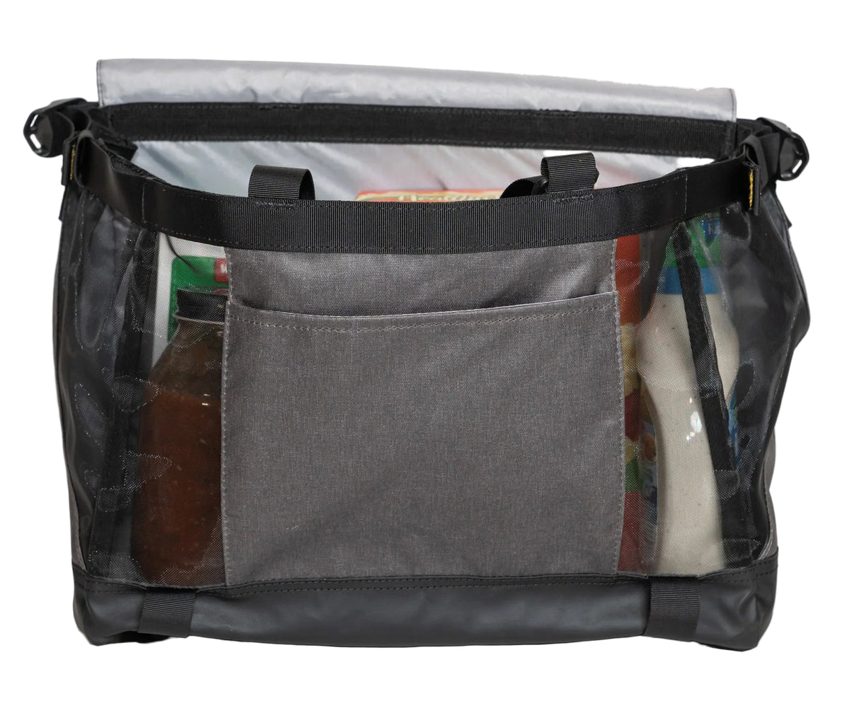 Burley Travoy Upper Market Bag Black 2023