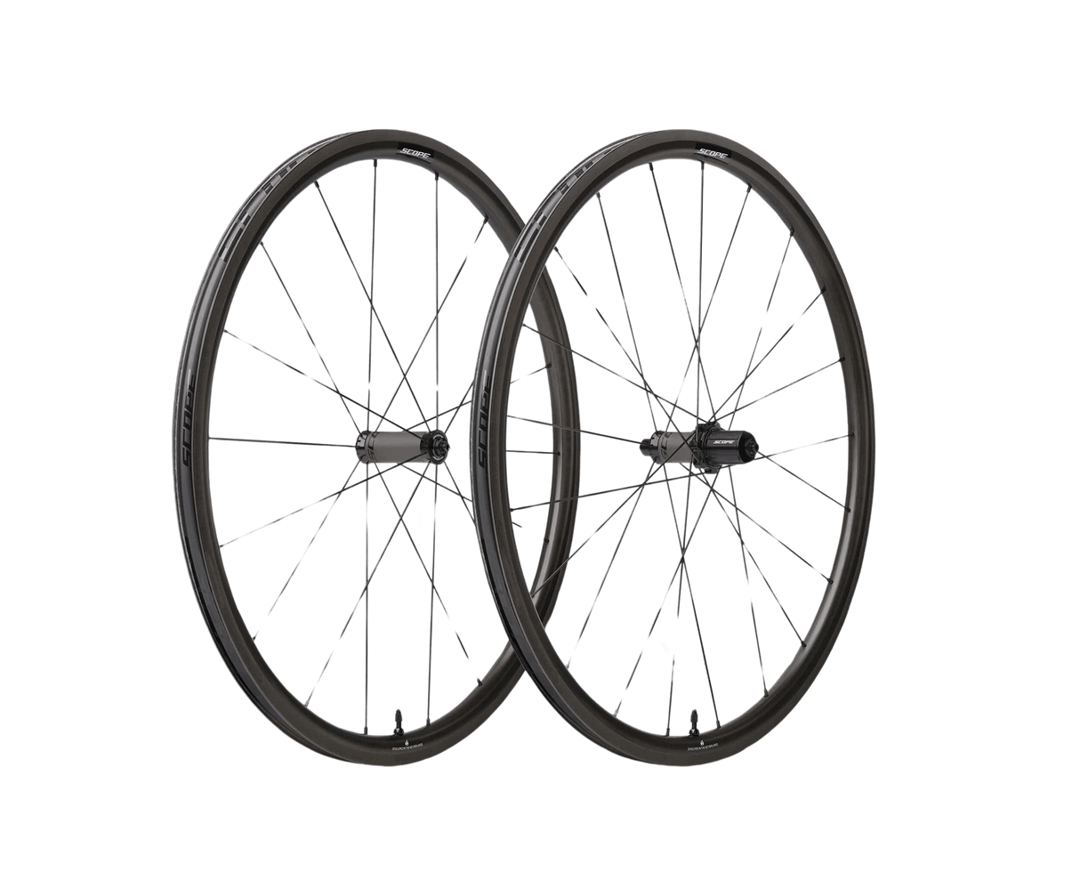 Scope S3 Rim Brake Black SRAM XDR Road Wheelset