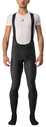 CASTELLI VELOCISSIMO BIB TIGHT BLACK/SILVER REFLEX FRONT