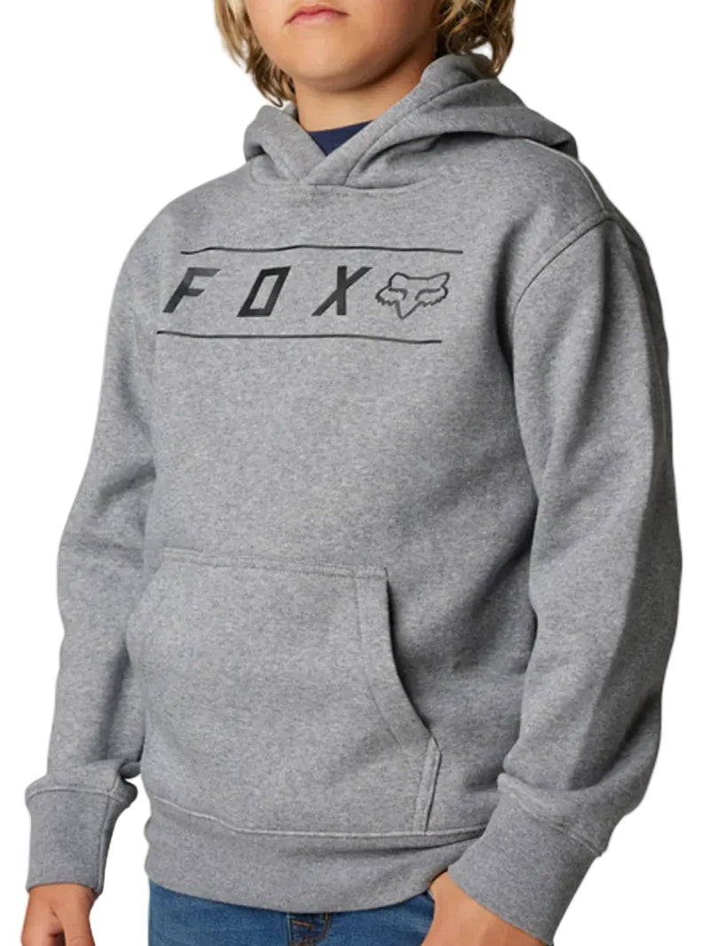 Fox YOUTH PINNACLE PO FLEECE Heather Graphite DETAILS