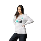 Fox DETONATE LS Tee White Grey