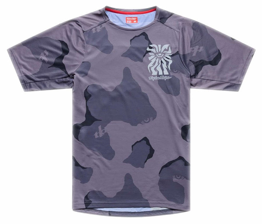 Troy Lee Designs Skyline Pro Short Sleeve Jersey Flow Camo Carbon FRONT