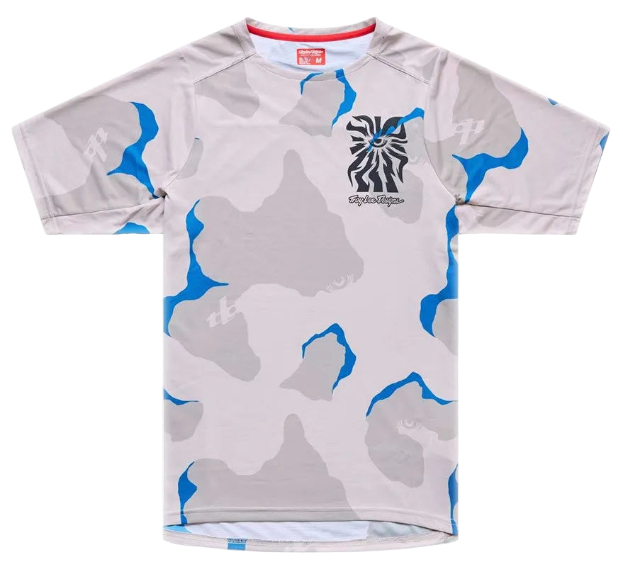 Troy Lee Designs Skyline Pro Short Sleeve Jersey Flow Camo Pumice FRONT