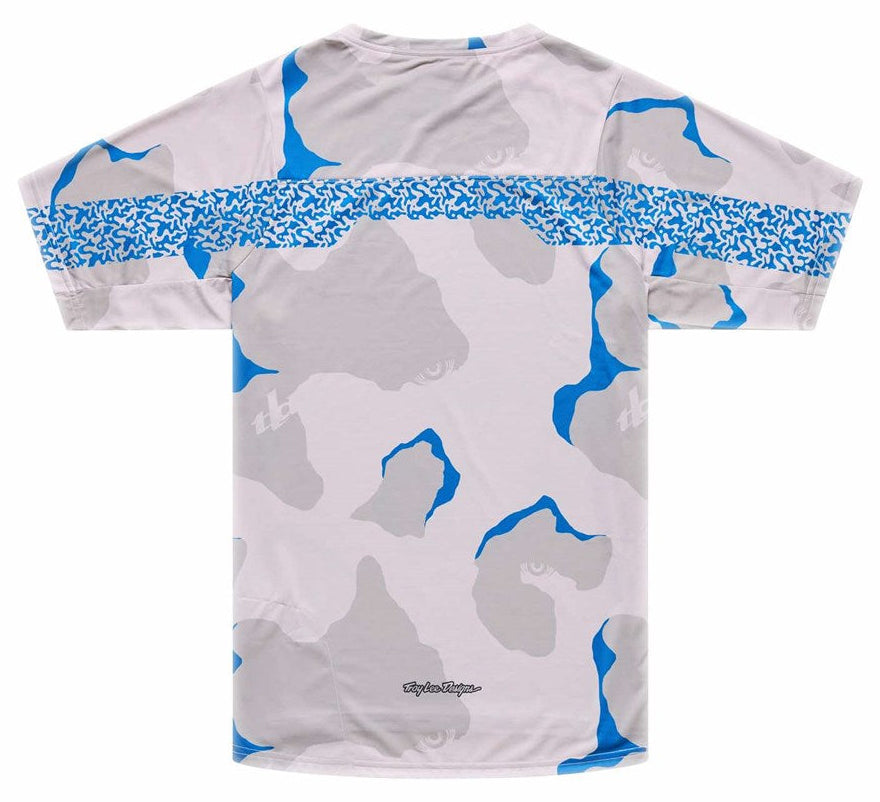 Troy Lee Designs Skyline Pro Short Sleeve Jersey Flow Camo Pumice BACK