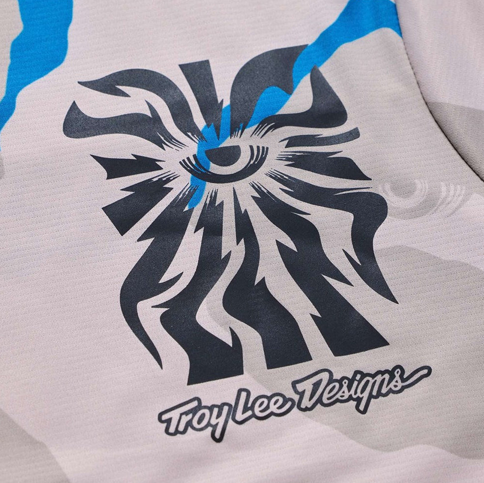 Troy Lee Designs Skyline Pro Short Sleeve Jersey Flow Camo Pumice DETAILS