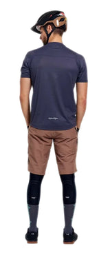 Troy Lee Designs Skyline Pro SS Jersey Mono Carbon BACK FACING MODEL 