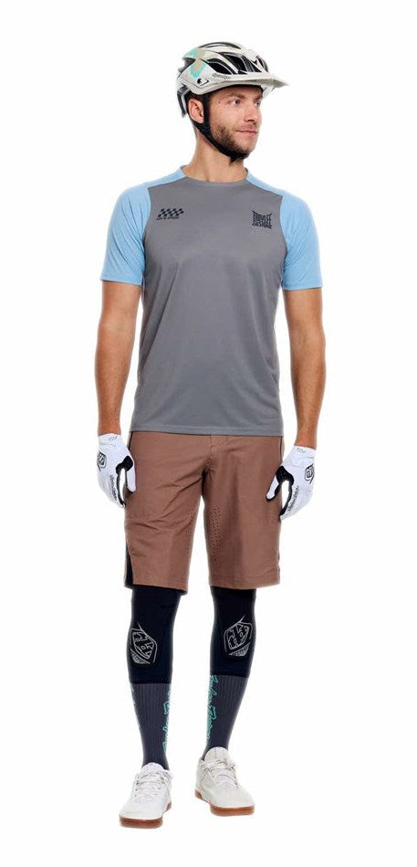 Troy Lee Designs Skyline Pro Short Sleeve Jersey Fangs Army Front Facing Model 