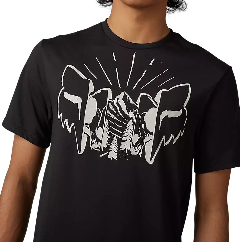 Fox THE FORMAT SS TECH TEE Black DETAILS