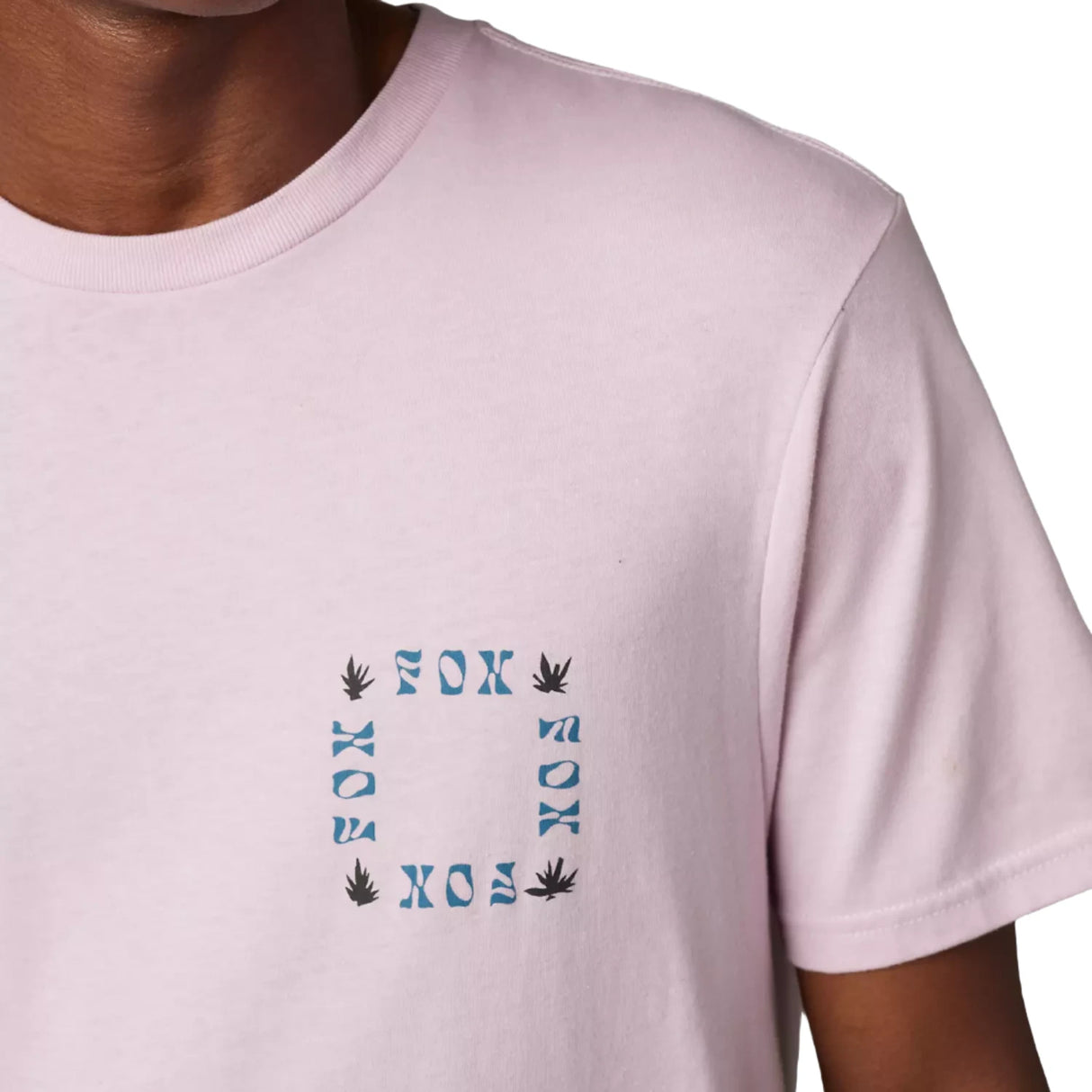 Fox HINKLEY SS PREM TEE - Blush FRONT PRINT
