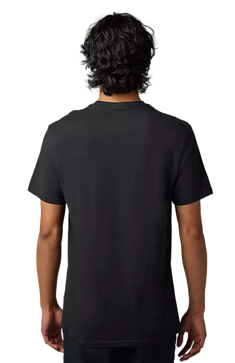 Fox TRACK BEAST SS PREM TEE Black BACK FACING MODEL