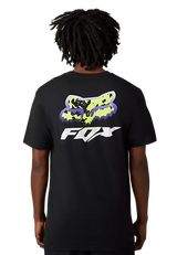 Fox MORPHIC SS PREM TEE Black BACK FACING MODEL
