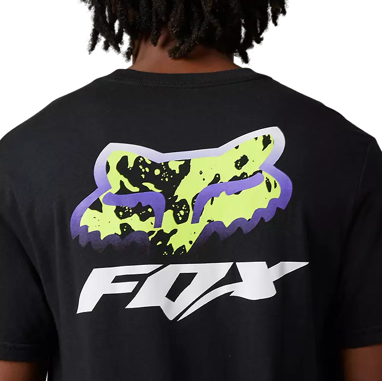 Fox MORPHIC SS PREM TEE Black DETAILS