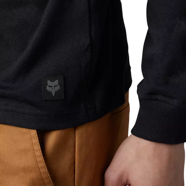 Fox LEVEL UP LS PREM PKT TEE Black DETAILS