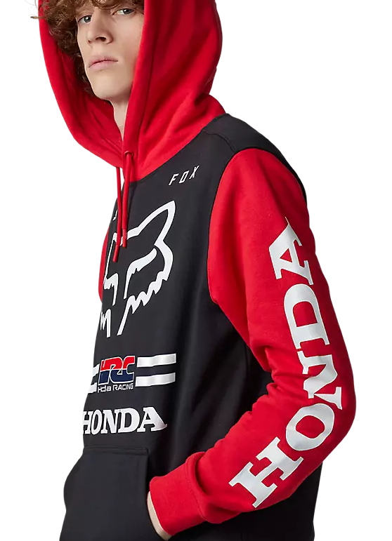 Fox FOX X HONDA PO FLEECE FlmRed HOOD