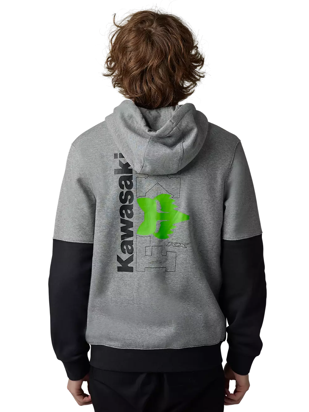 Fox FOX X KAWI ZIP FLEECE HeaGrp BACK FACING MODEL