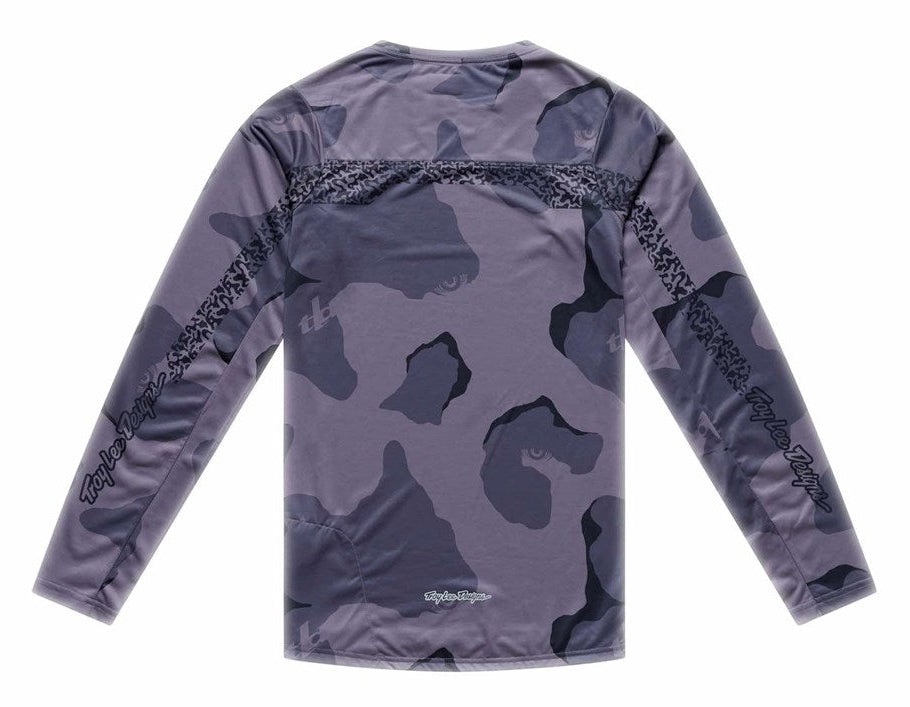 Troy Lee Designs Skyline Pro Long Sleeve Jersey Flow Camo Carbon BACK