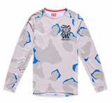 Troy Lee Designs Skyline Pro LS Jersey Flow Camo Pumice Front 