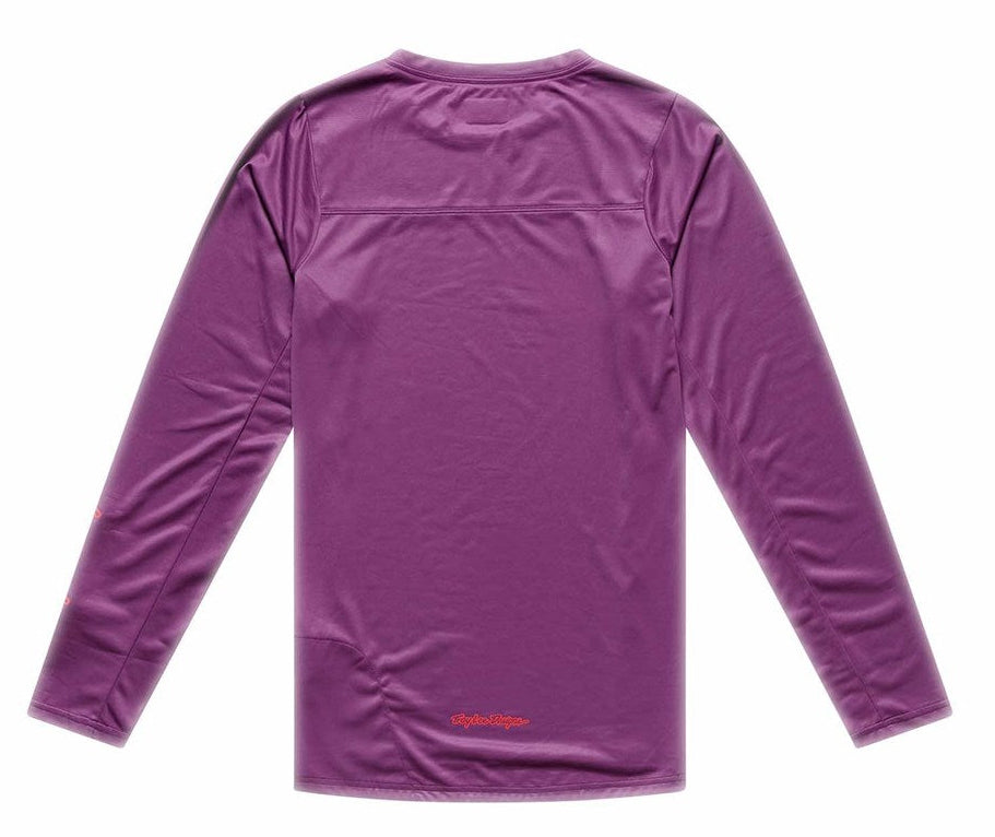 Troy Lee Designs Skyline Pro Long Sleeve Jersey Mono Sangria Back 