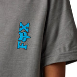 Fox YOUTH BARBED WIRE Short Sleeve TEE Heather Graphite DETAILS