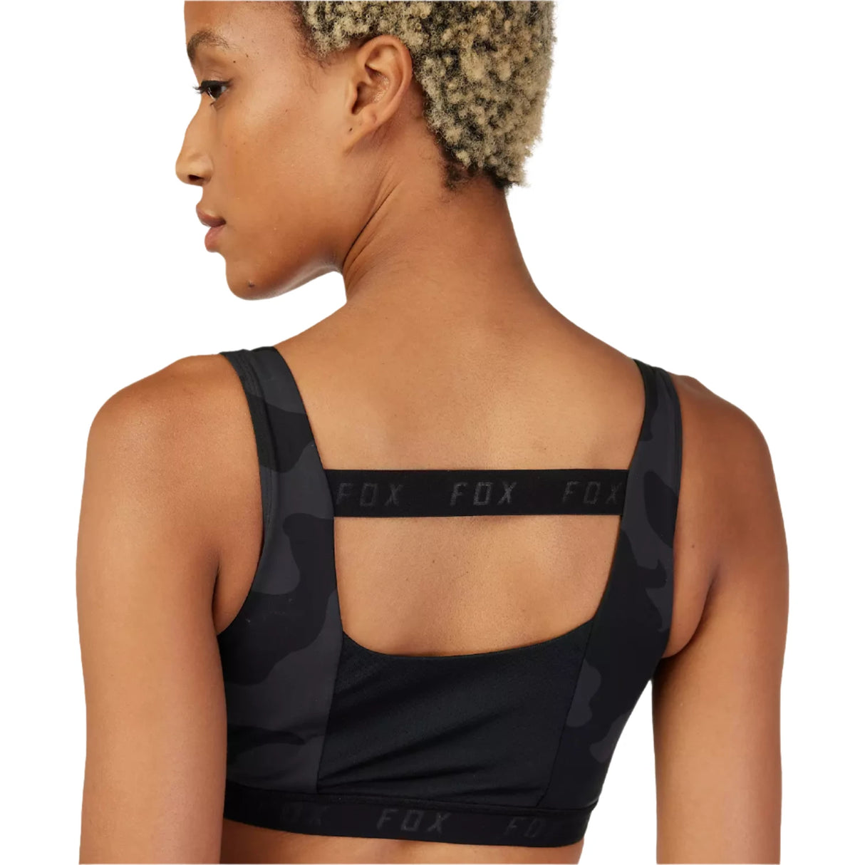 Fox WOMENS CORE CAMO BRA - Black Camo BACK