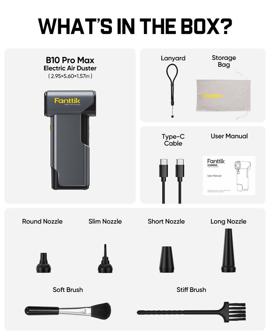 Fanttik B10 Pro Max Electric Air Duster