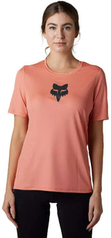 Fox W RANGER SS JERSEY FOXHEAD - Salmon Front Facing Model