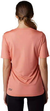 Fox W RANGER SS JERSEY FOXHEAD - Salmon Back Facing Model