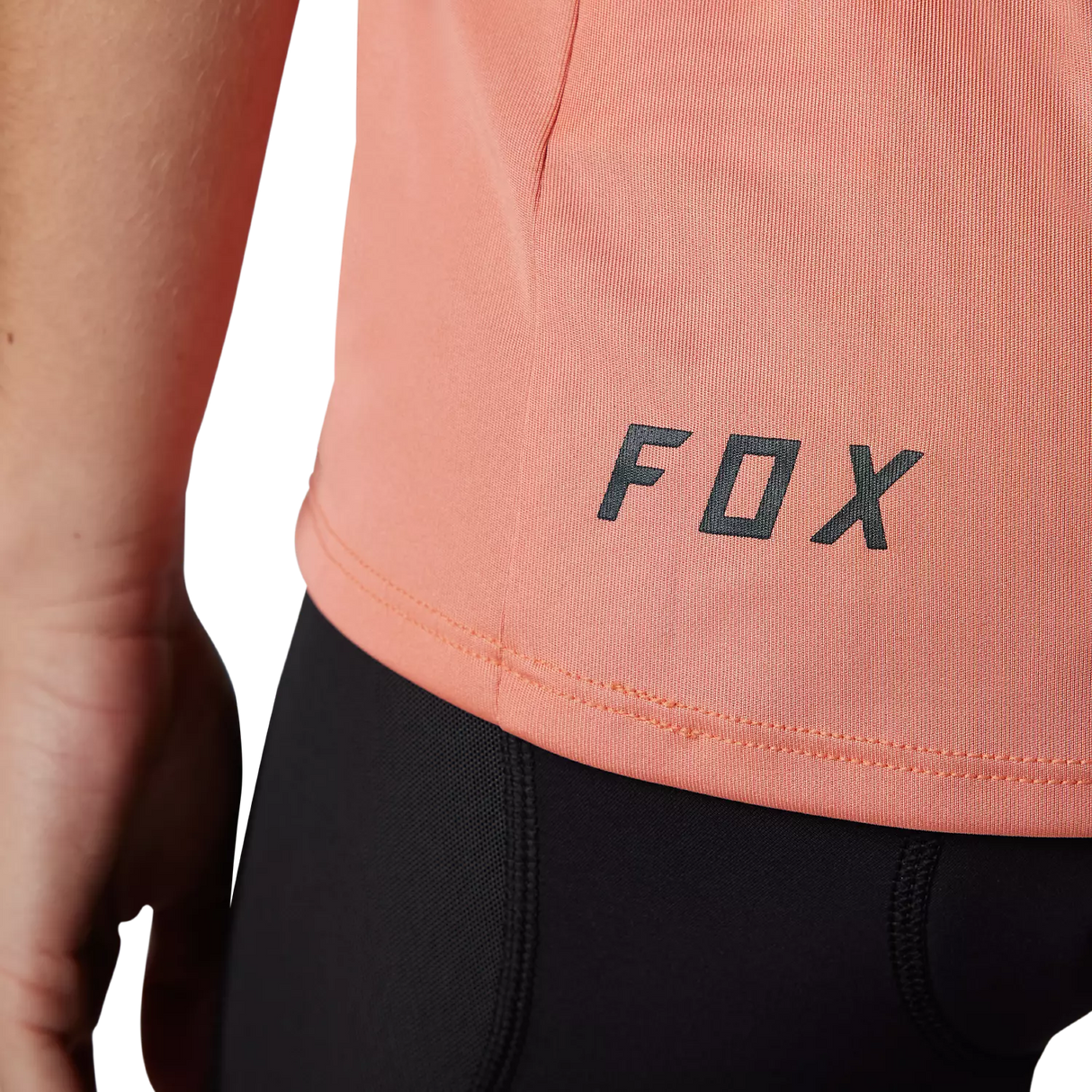 Fox W RANGER SS JERSEY FOXHEAD - Salmon Back Print