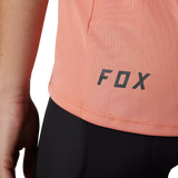 Fox W RANGER SS JERSEY FOXHEAD - Salmon Back Print