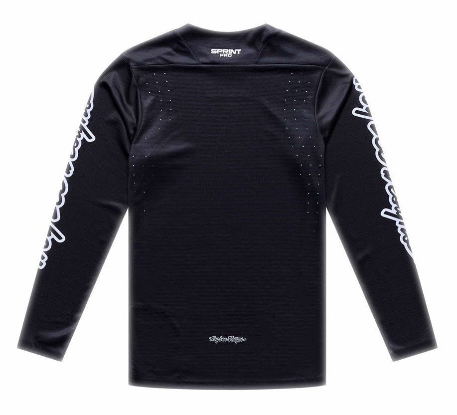 Troy Lee Designs Sprint Pro Jersey Mono Black BACK 