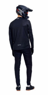 Troy Lee Designs Sprint Pro Jersey Mono Black BACK FACING MODEL 