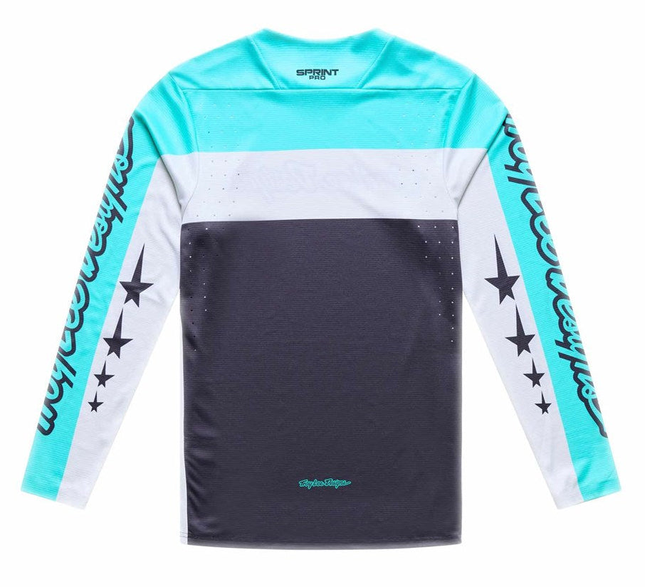 Troy Lee Designs Sprint Pro Jersey Lowrider Sangria Back 