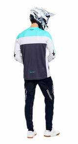 Troy Lee Designs Sprint Pro Jersey Lowrider Sangria Back Facing Model 