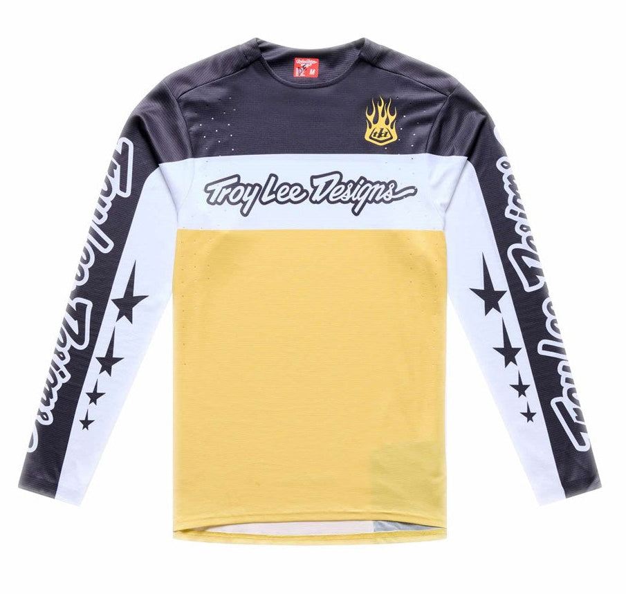 Troy Lee Designs Sprint Pro Jersey Yo Moto Butter Front 