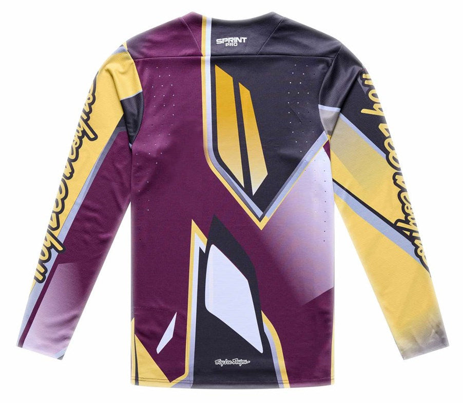 Troy Lee Designs Sprint Pro Jersey Lowrider Sangria BACK