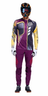 Troy Lee Designs Sprint Pro Jersey Lowrider Sangria FRONT FACING MODEL