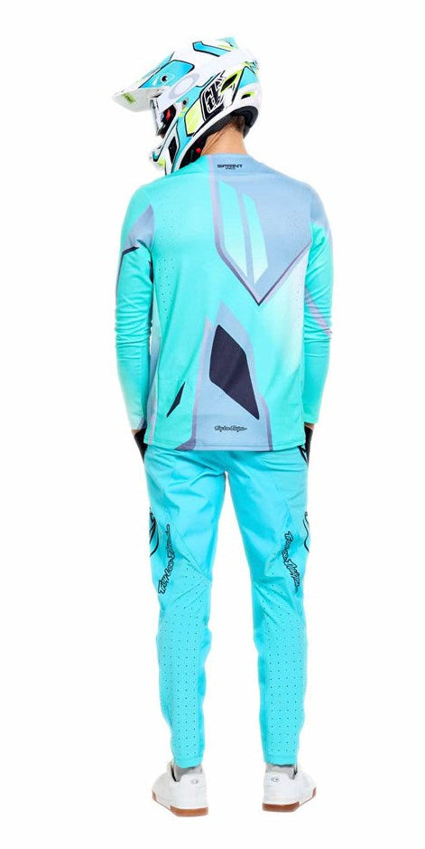 Troy Lee Designs Sprint Pro Jersey Mono Sangria BACK FACING MODEL