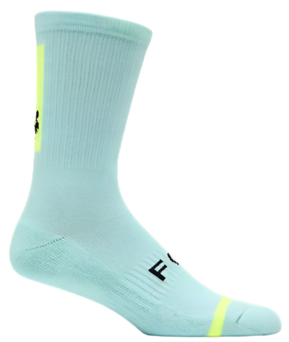 Fox 8" Defend Socks Light Blue