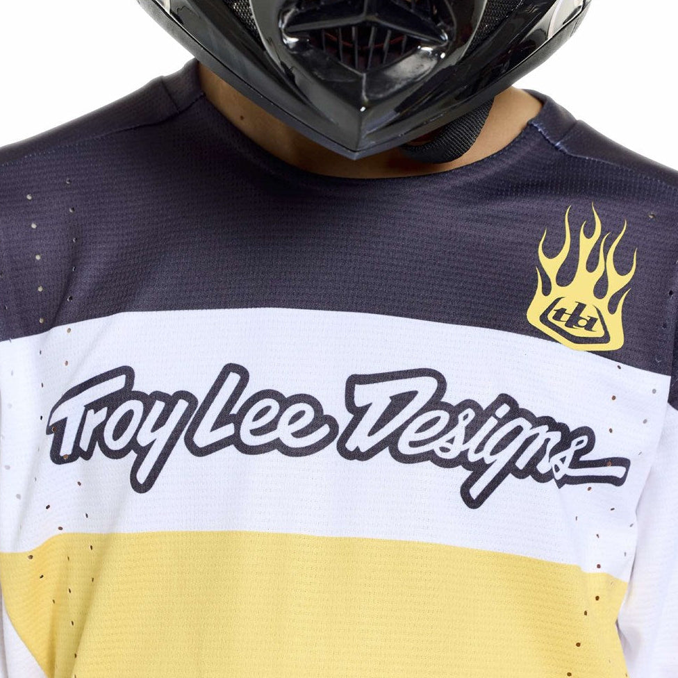 Troy Lee Designs Youth Sprint Pro Jersey Yo Moto Butter DETAILS