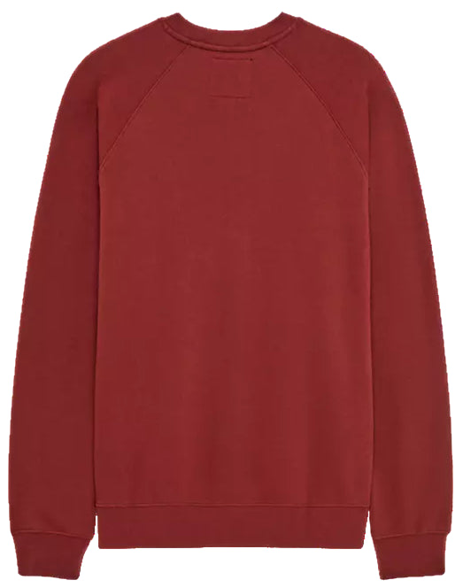Fox Absolute Fleece Crew Rust Sweater BACK 