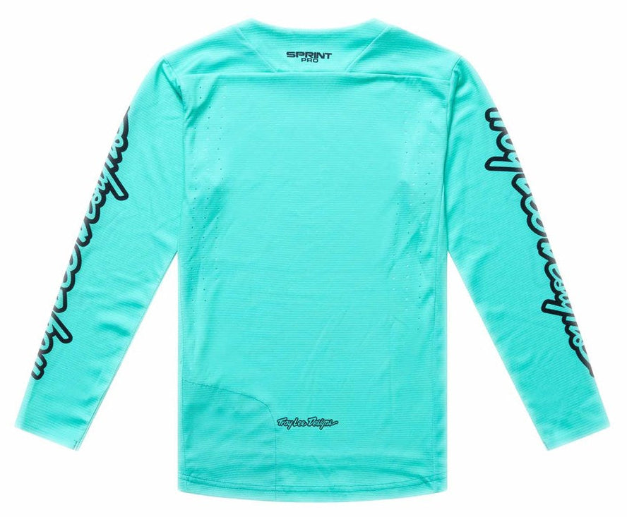 Troy Lee Designs Youth Sprint Pro Jersey Mono Real Teal BACK