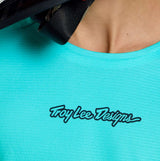 Troy Lee Designs Youth Sprint Pro Jersey Mono Real Teal DETAILS